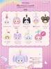 Nommi Series Plush Blind Box Cute Small Animal Design with Three Pupil Fluffy Long and Sweets Theme 9 Types Standard 1 Secret Type Keychain Soothing