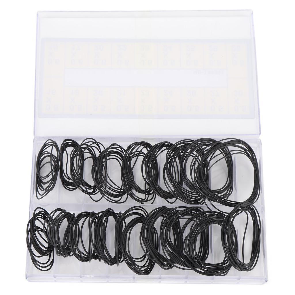 180 шт. прокладок для часов O Ring 18 размеров, резиновые уплотнительные прокладки для задней крышки часов с пластиковой коробкой для ремонта