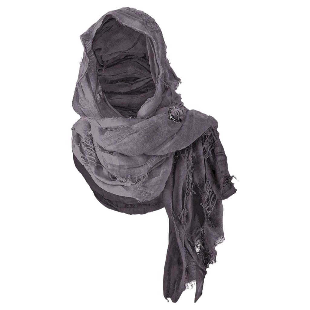 Средневековый рыцарь Ренессанс Ретро Плащ с капюшоном Шарф