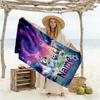 Bluey's Soccer Adventure Customize Text Beach Towel Quick-Dry Soft Microfiber Portable for SwimmingBeachCamping Travel Beach AccessoriesGym