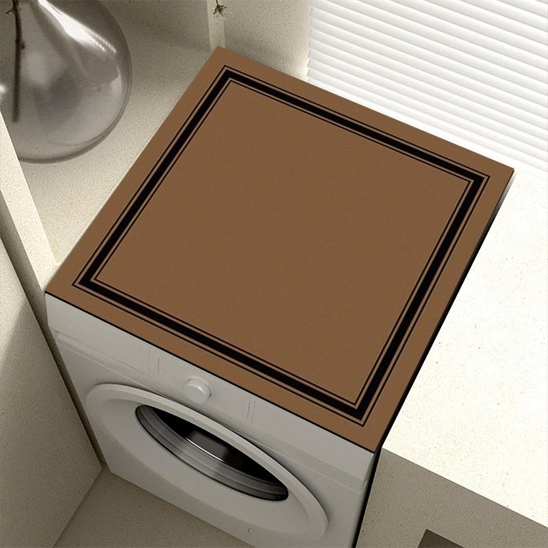 Коврик из искусственной кожи для защиты от пыли, прочный чехол для стиральной машины, пылезащитный чехол для холодильника, верхняя защита для шкафа, водонепроницаемая подкладка для обеденного стола