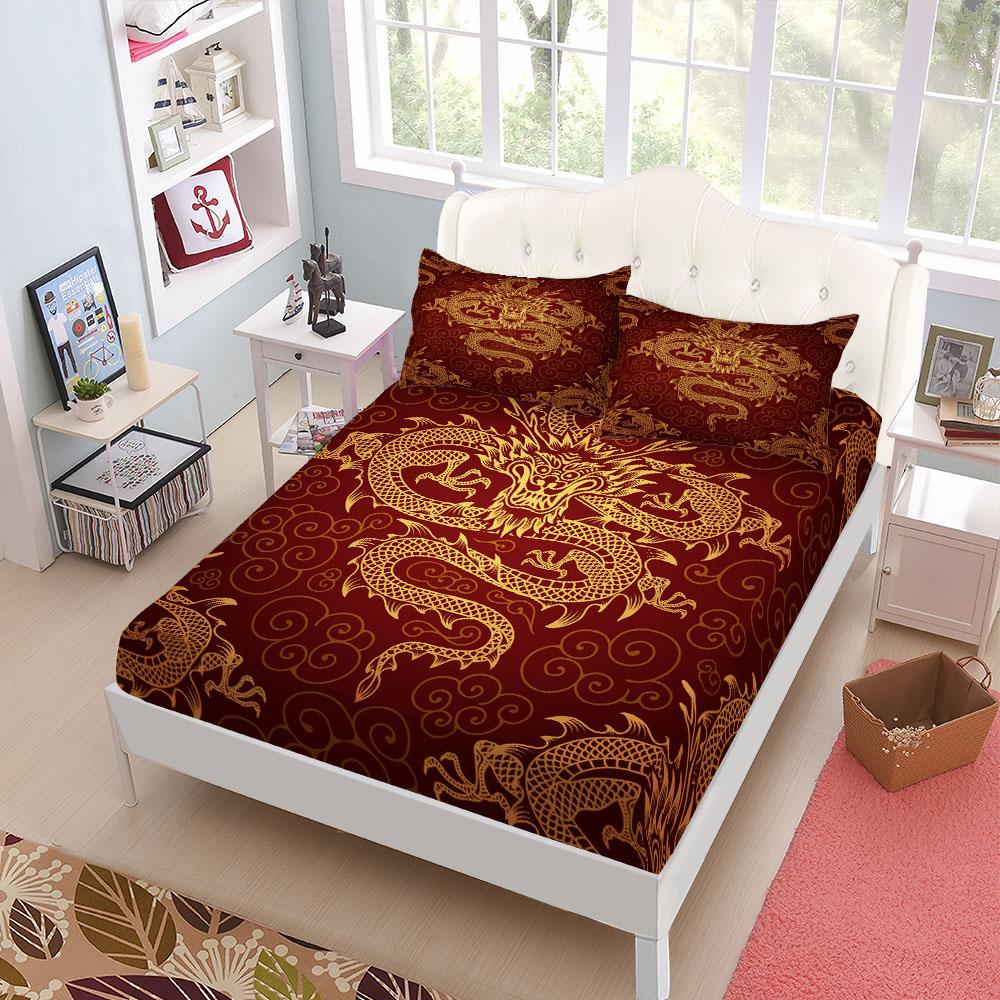 Этнический Богемный Комплект Простыней Кинг Квин Дабл Полный Размер Комплект Постельного Белья Глубина 25 см