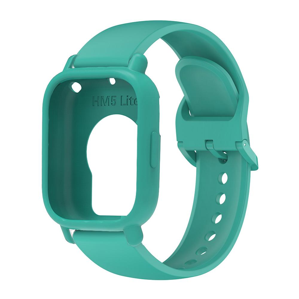 Для Redmi Watch 5 Lite Силиконовый ремешок для часов + Чехол Спортивный ремешок Пряжка того же цвета Браслет на замену для Redmi Watch 5 Lite