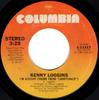 7inch Record KENNY LOGGINS - I'm Alright (Theme From "Caddyshack 111317 Columbia 1980 US Rock Used