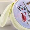 1Pc Creative Round Tinplate Coin Wallet Cartoon Storage Box Small Headphone Cable Mini Zipper Bag