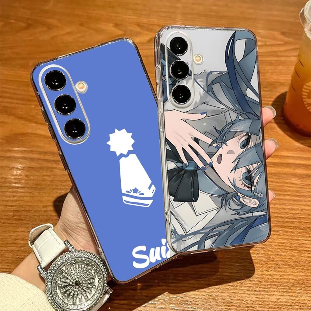 Чехол для телефона Suisei H-Hoshimachi для Samsung S26 S25 S24 Ultra S23 Fe S22 S20 S21 Plus Plus 5G Fe Прозрачная крышка