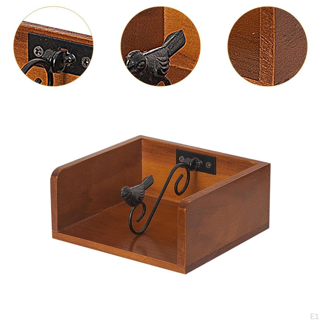 Держатель для салфеток в деревенском стиле с буквами, многоцелевая настольная коробка для салфеток в стиле ретро