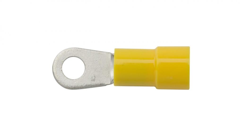 Insulated Ring Terminal 4-6Mm2/M4 Em00319 (100 Pcs.)