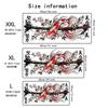 Koi Fish Sakura Katana Mouse Pad Large Computer Office Game Table Mat Rubber Anti-slip Stitched Keyboard Mat 90x40 XXL Desk Pads