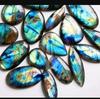 Best Quality Natural Multi Flashy Labradorite Cabochon Loose Gemstone Lot For Jewelry Making Use Stone