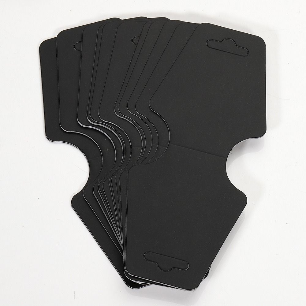 50 шт., картонный держатель для дисплея, многоцветная подвесная пустая бирка, упаковочная карточка для модных украшений