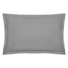 Taie D'oreiller - Harmonie - 50 X 70 Cm - Percale De Coton - Gris - Oeko-Tex®
