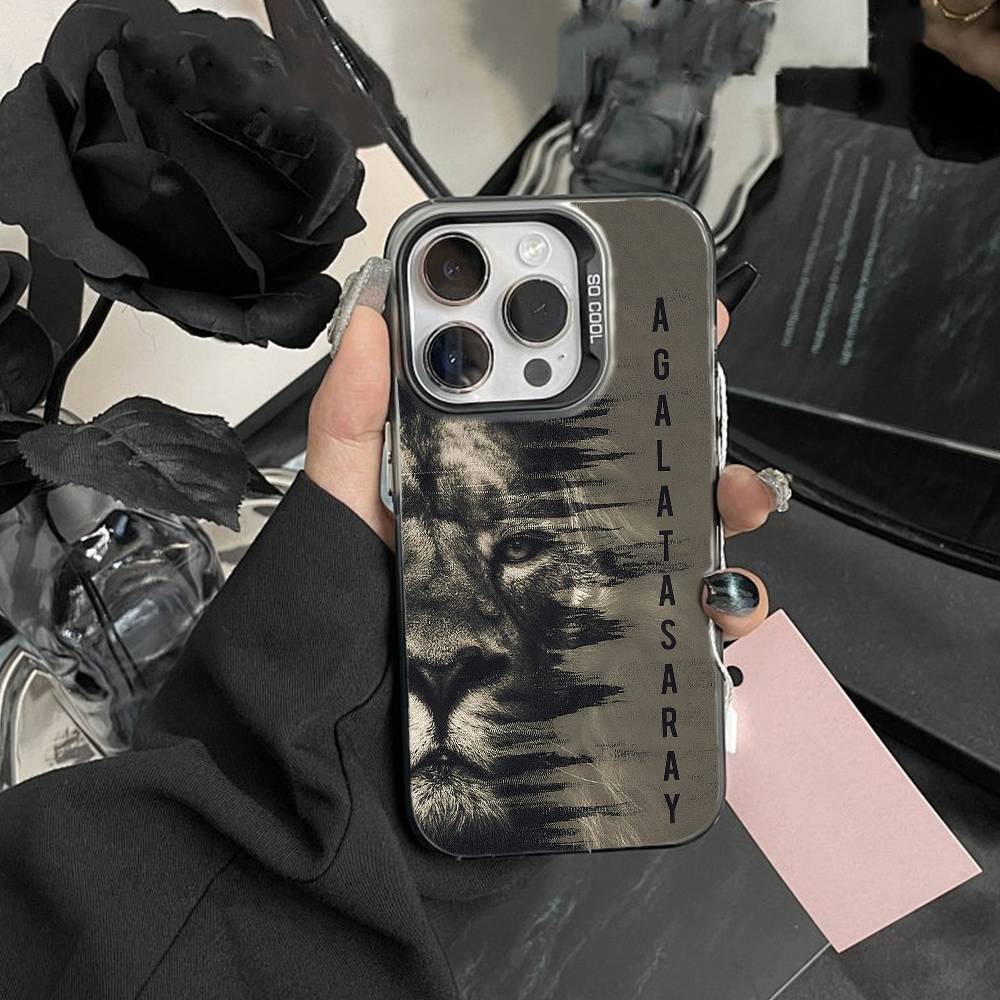 Классический чехол для телефона Galatasaray S-SK1905 для iPhone 16 17 15 14 12 13 Pro Max Черный цвет Ударопрочная крышка