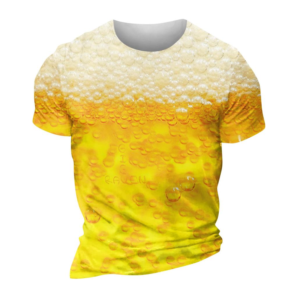 Мужская повседневная футболка с короткими рукавами и нижней рубашкой с рукавами реглан