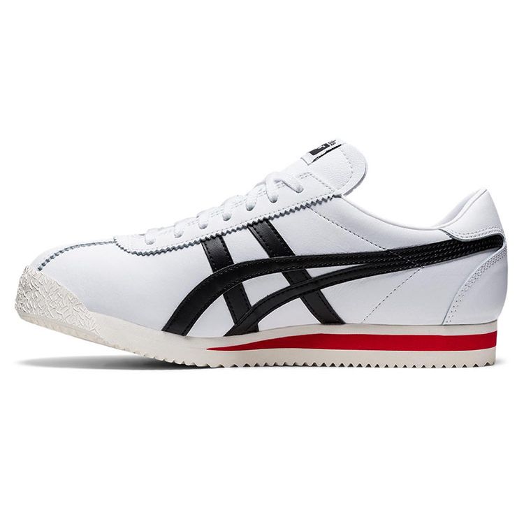ONITSUKA TIGER Corsair Retro Fashion Lightweight Slip Resistant Durable Low Top Casual Shoes Unisex Sneaker White Black 1183B397-101