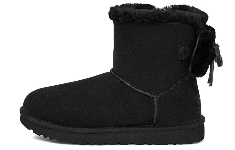 Женские кроссовки UGG Classic Double Bow Mini 'Черный' Женские