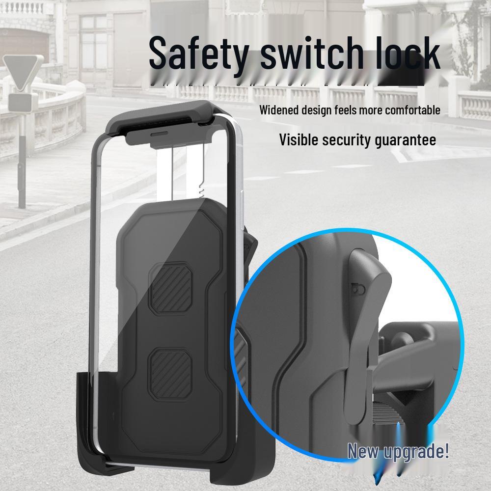 Aluminum Alloy Phone Holder for Bicycles and Motorcycles