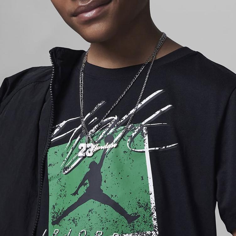 Jordan Kids T Shirts Crew Neck Moderate FQ0437-010