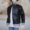1/6 BJD Dolls Casual Wears Leather Coats Male Doll Jeans Clothes Shirts Accessories Dolls Trousers