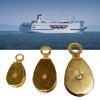 Медная блочная шайба морского класса, подходит для парусных и рыболовных судов, коррозионностойкая, усиленная конструкция