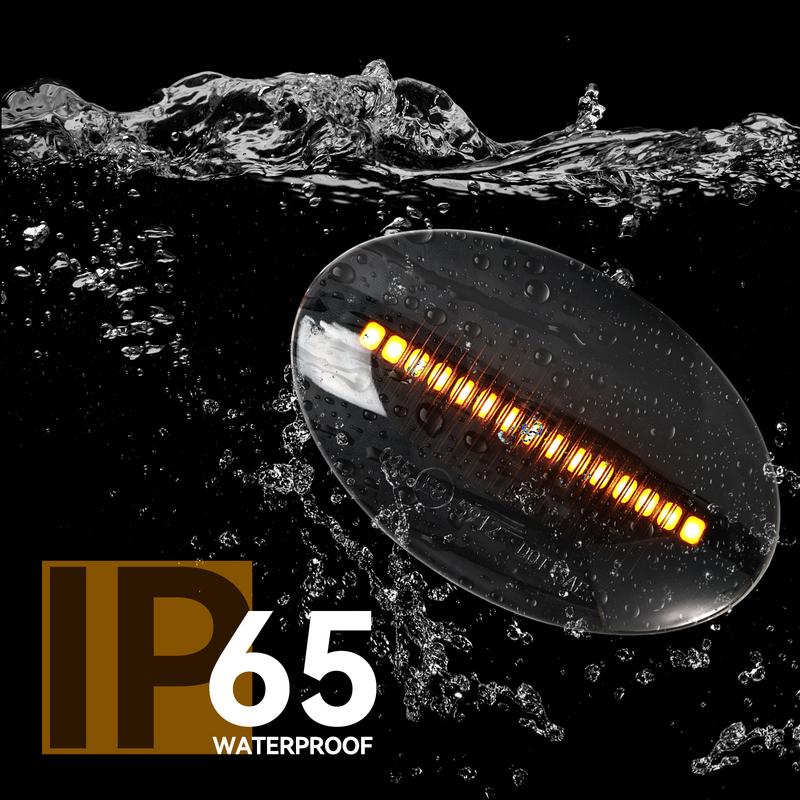 2 шт. Для Ford Tourneo Transit MK6 MK7 2000-2014 Для Ford KA 2003-2005 Динамический светодиодный повторитель поворота боковой указатель лампа Водонепроницаемый