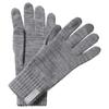 Mizuno Вязаные перчатки Breath Thermo, Материал, генерирующий тепло, Название логотипа, Совместимы с сенсорным экраном, Зимние, Мужские, Серый меланж, Размер F