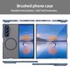 Роскошный Матовый Бронированный Чехол для Magsafe для Samsung Galaxy Z Fold 7 Fold7 Жесткий Гибридный Бронированный PC Задняя Крышка с Магнитной Беспроводной Зарядкой