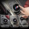 LJFJN1 Car Sticker Hot New 2025 M Logo Multimedia Knob Button Cover Decor Sticker For BMW X2 X3 X4 X5 X6 X7 F25 F26 G11 G12 G06 G07 F30