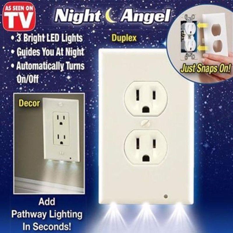 Night Light Plug Inductive Switch Modern Minimalist Design Bedroom Supplie Decor