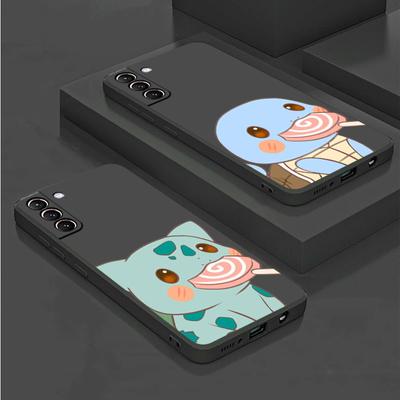 Чехол Pikachu Pokemon для Samsung Galaxy S20 S22 Ultra S21 FE S10 S9 Plus Note 20 10 Lite 9 мягкий чехол для телефона