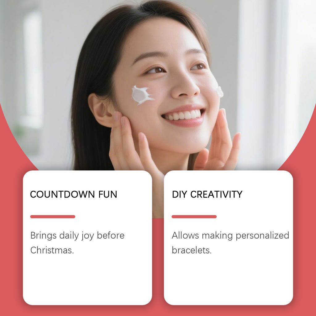 Календарь ожидания макияжа, 24-дневный рождественский календарь обратного отсчета, сюрприз, рождественский набор для макияжа, женский подарок, сюрприз, 50 мл