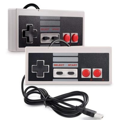 YOIQI USB Проводной для Игр NES 2 Шт. USB Контроллер для ПК Ретро Геймпад Джойстик Raspberry Pi Геймпад Контроллер для Windows PC Mac Linux RetroPie NES