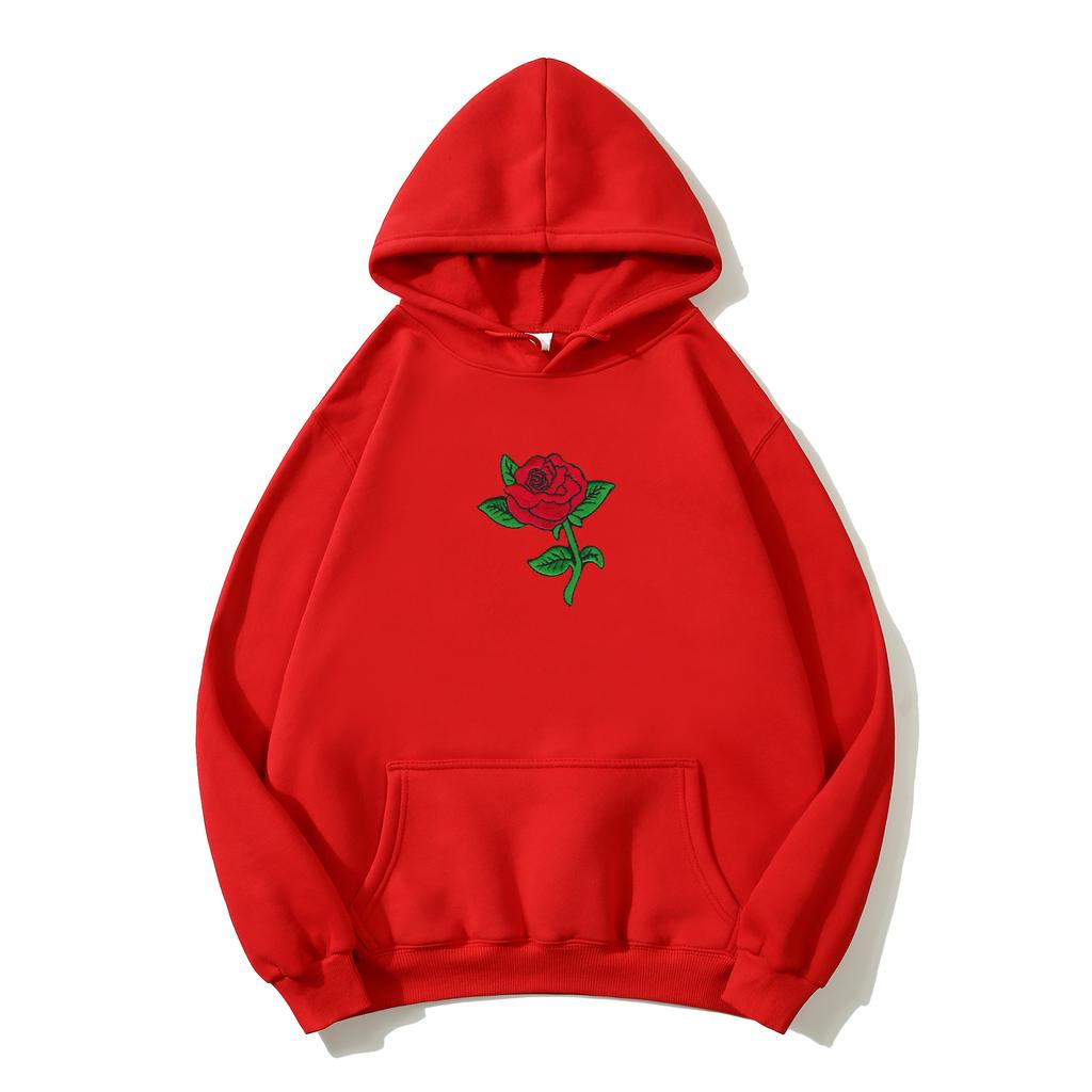 Толстовка с капюшоном в стиле Харадзюку, модная уличная одежда унисекс, толстовки с принтом розы, топы, пуловер, толстовка унисекс, толстовка с капюшоном, одежда