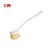 Efficient Pot Scrubber With Long Handle And Plastic Construction For Kitchen Cleaning Tasks