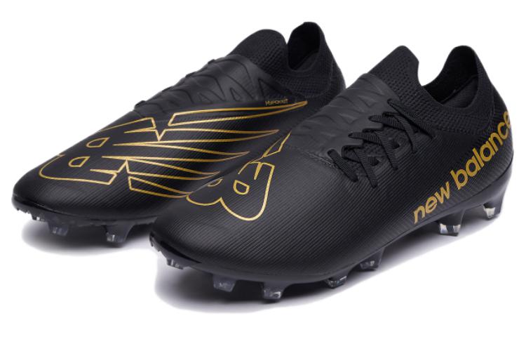 Men's Sneakers New Balance Furon V7 Soccer Shoes Unisex Black Gold