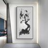 Abstract Figure Wall Art Canvas Painting Woman Black White Body Aesthetic Posters Prints Surrealism Luxury Artwork Pictures Living Room Home Decor