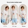 ASK JUNIOR Boys' Lightweight Modal T-Shirt & Shorts Pajama Set