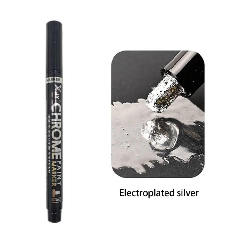 Art Craftwork Pen Chrome Mirror Marker Pen Permanent Reflect Markers Pen New Art Marker Paint Pen