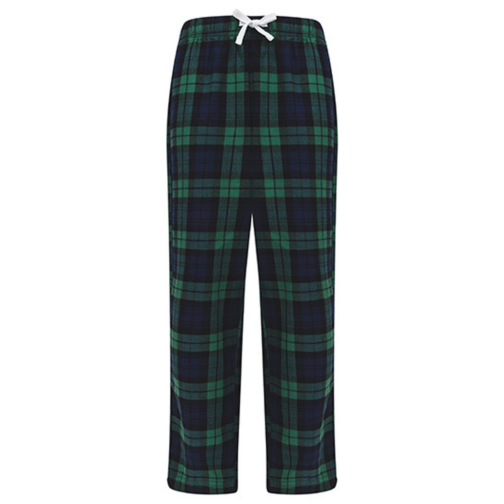 SF Minni Childrens/Kids Tartan Pyjama Bottoms