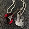 Ожерелье-пик для гитары Hombre Hip-Hop Цепь Аксессуары Для Женщин Мужчин