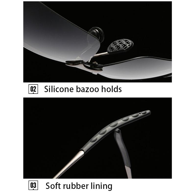 Поляризованные полихромные солнцезащитные очки днем ​​и ночью для вождения на рыбалке с ночным видением