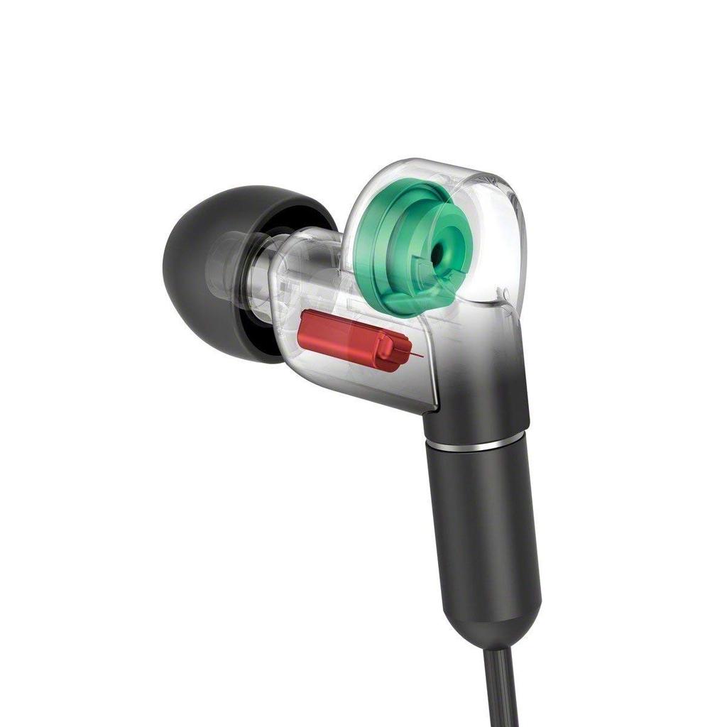 Sony Наушники с высоким разрешением, совместимые с канальным типом, съемный кабель, сертифицированная модель Reality Audio 360 Q XBA-N1