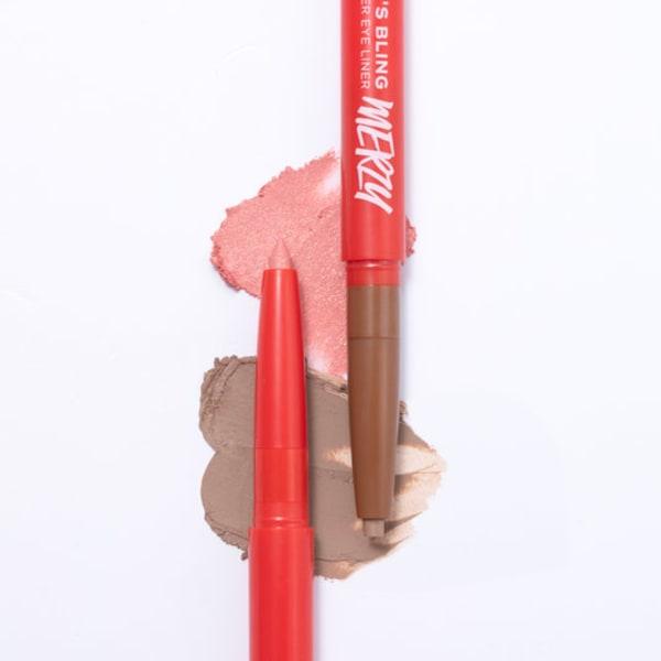 Merge Let’S Bling Dual Aegyo Sal Liner Peach Coral Pearl