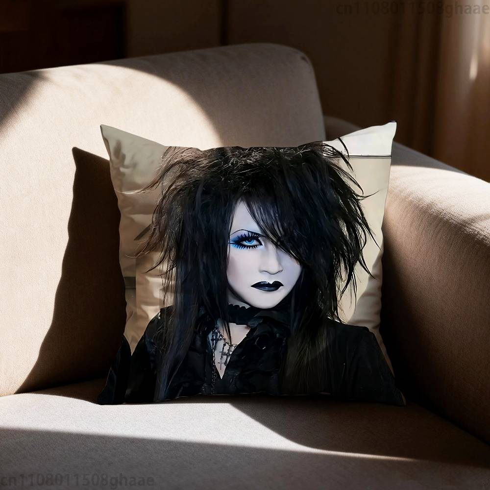 Malice Mizer Вижуал-кей Рок Наволочка Антипылевой клещ Наволочка Невидимая молния шелковистый короткий плюш Чехол на подушку дивана