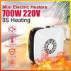 Портативный обогреватель 700 Вт Мини персональный обогреватель для помещения Тихий для дома офиса Внутренний обогрев Кемпинг В любом месте Регулируемый термостат