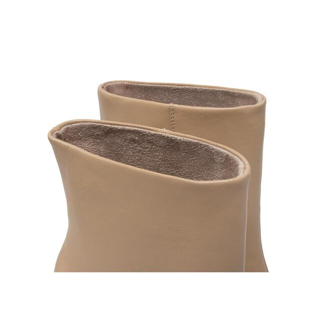 Простые ботильоны SL-44-02-000112 бежевые