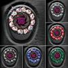 Вращающаяся хрустальная кнопка запуска и остановки двигателя автомобиля, крышка переключателя зажигания, защитный колпачок, декоративная наклейка