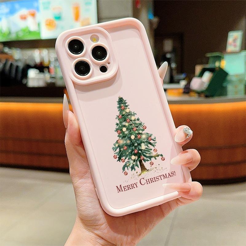Чехол для мобильного телефона iPhone15promax, рождественская елка-фонарь, 14/16 Apple 13, полностью закрывающий края, 11/12, противоударный