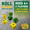 New Fast-Paced Dumpster Dice 2-Player Board and Dice Game Exciting Trash Dice Games Night Family Dice Game Fun for Travel