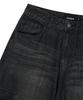 MAHAGRID Bermuda Cargo Denim Short Black(Mg2Gmmd113A)